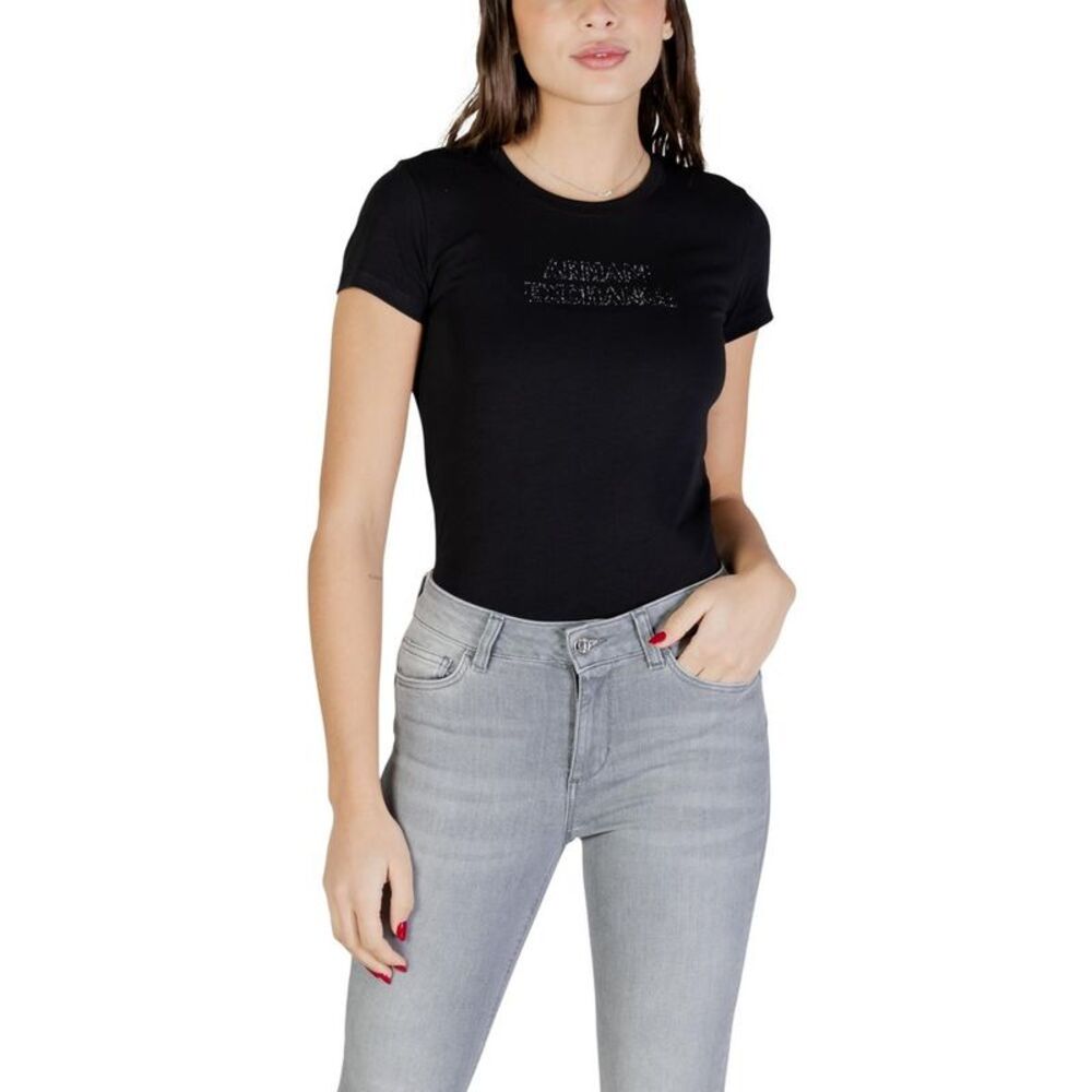 Armani Exchange Black Cotton Women's T-Shirt